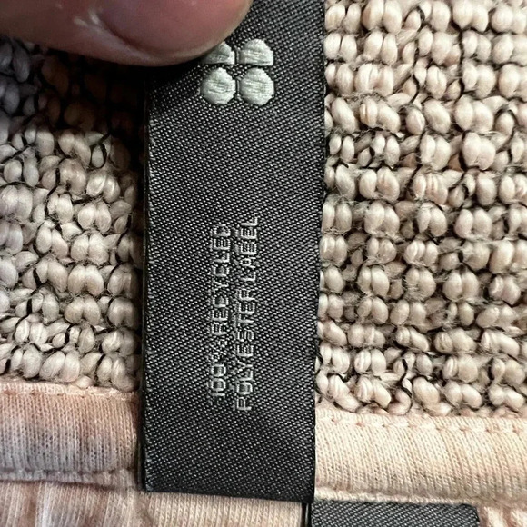 Sweaty Betty Pink Restful Boucle Quarter Zip Sweatshirt Size S - Picture 5 of 6